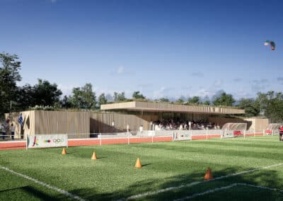 Tribune d’honneur et vestiaires (JO 2024) – Le Bourget (93)