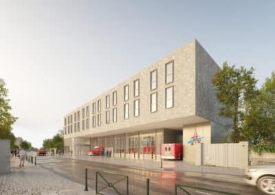 Reconstruction du Centre de Secours et construction de 21 logements de fonction – Colombes (92)