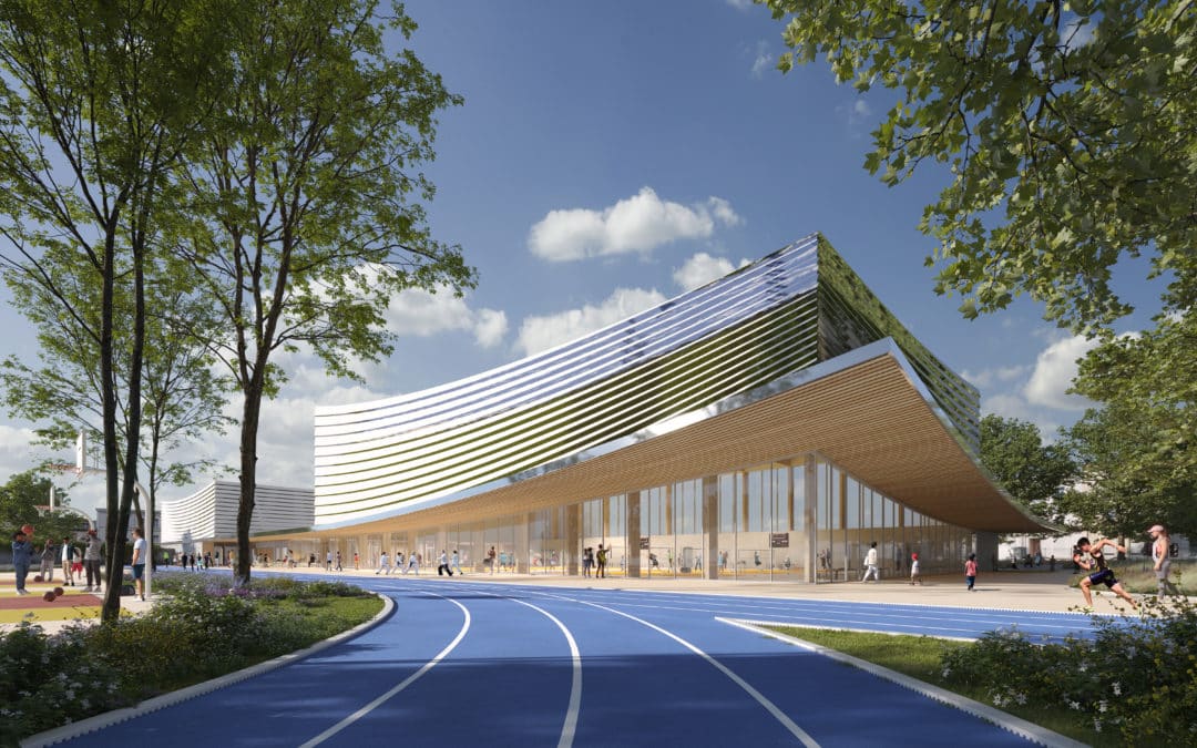 Complexe sportif urbain rue de Courcelles – Reims (51)