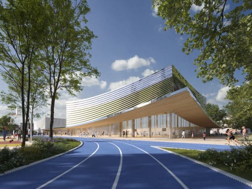 Complexe sportif urbain rue de Courcelles – Reims (51)